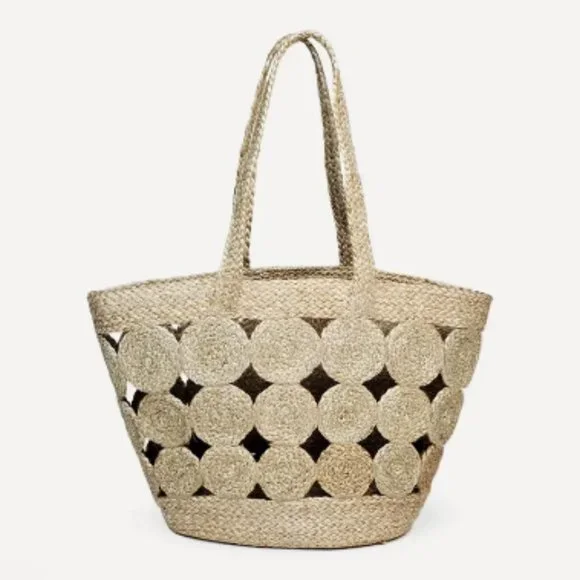COPY - Handwoven Natural Jute Bag - Picture 2 of 4